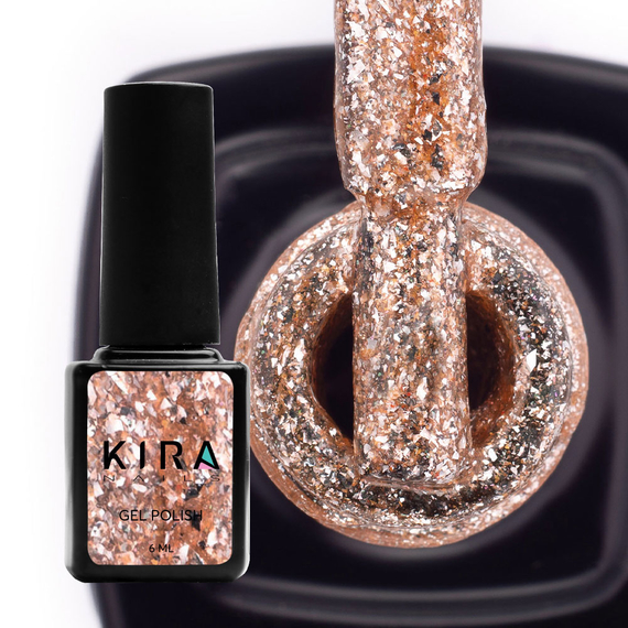 Гель-лак Kira Nails 24 Karat №007 бронзовый, 6 мл