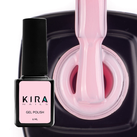 Гель-лак Kira Nails №011 бледный розовый эмаль, 6 мл