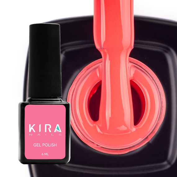 Гель-лак Kira Nails №018 світлий кораловий емаль, 6 мл