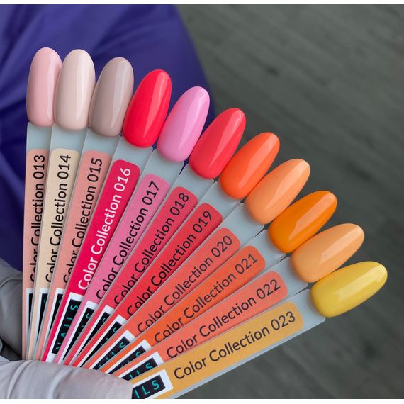 Гель-лак Kira Nails №019 морквяний неоновий, 6 мл, зображення 2