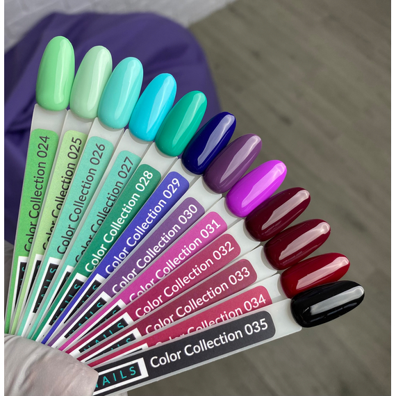 Gel polish Kira Nails #027 blue enamel, 6 ml, 2 image