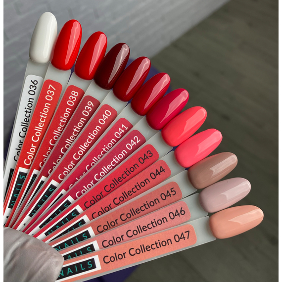 Гель-лак Kira Nails №040 темно-червоний емаль, 6 мл, зображення 2