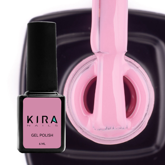 Гель-лак Kira Nails №055 світло-рожевий емаль, 6 мл