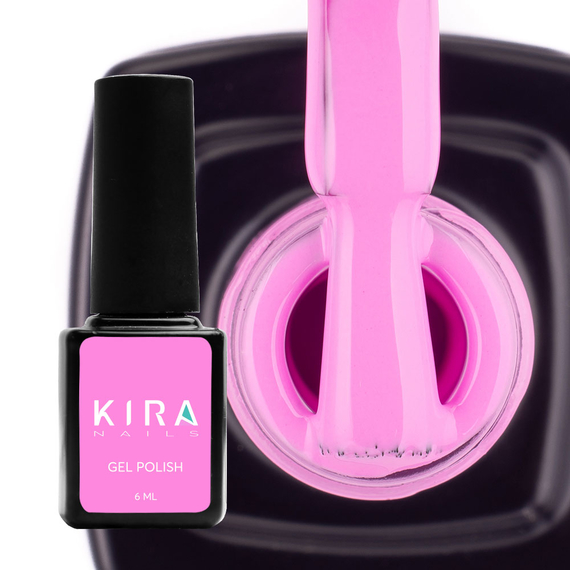 Gel polish Kira Nails #089 lilac-pink enamel, 6 ml