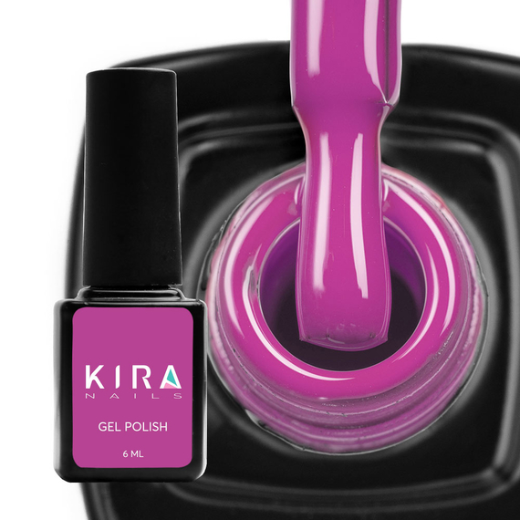 Гель-лак Kira Nails №090 приглушенный розовый эмаль, 6 мл