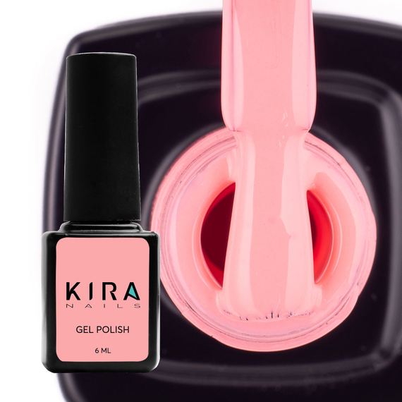 Гель-лак Kira Nails №094 приглушенный розовый эмаль, 6 мл