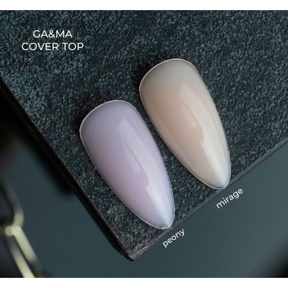 Топ для ногтей GaMa Cover Top Peony, 10 мл, изображение 2
