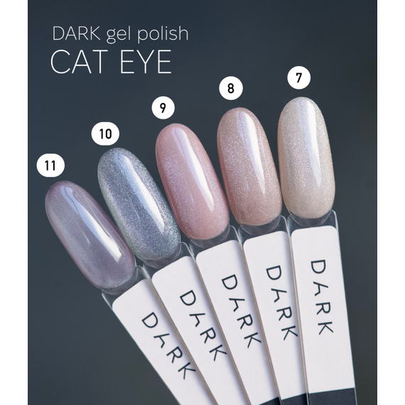 Гель-лак DARK Cat №10 кошачий глаз, 10 мл, изображение 3