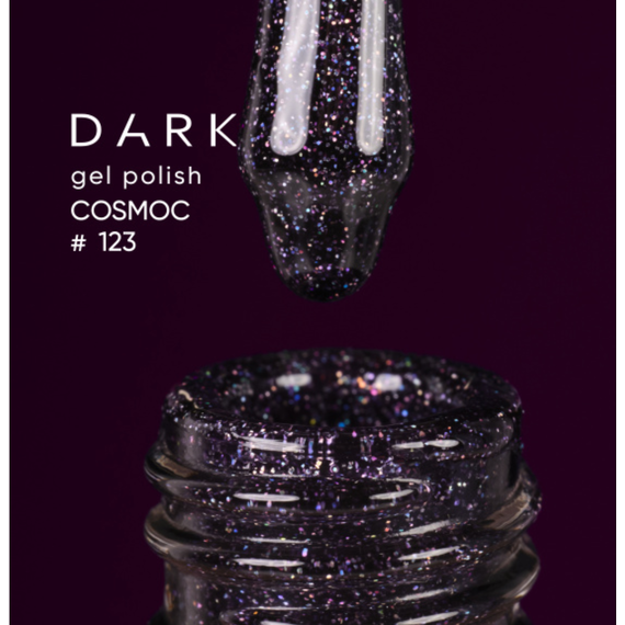 Гель-лак DARK Cosmos №123, фиолетовый, 10 мл