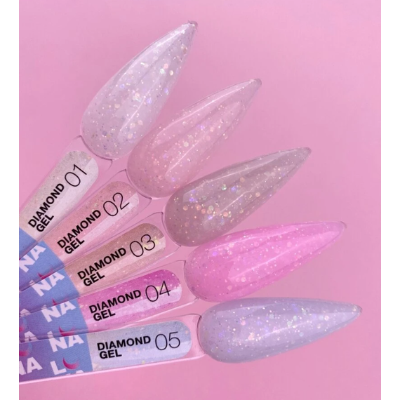 Гель для наращивания Luna Gel Diamond №3, коричневый, 15 мл, изображение 2