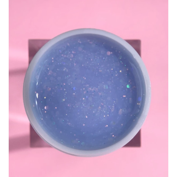 Гель для нарощування Luna Gel Diamond №5, блакитний, 15 мл, зображення 2