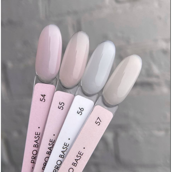 База для нігтів DARK PRO base №55, напівпрозорий беж, 15 мл, зображення 2