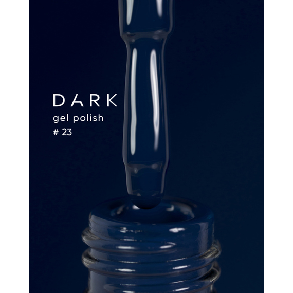 Гель-лак DARK №023, насыщенный темно-синий, 6 мл