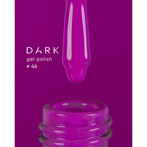 Гель-лак DARK №046, ярко-пурпурный, 6 мл