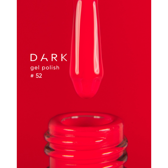 Гель-лак DARK №052, коралловый, 6 мл