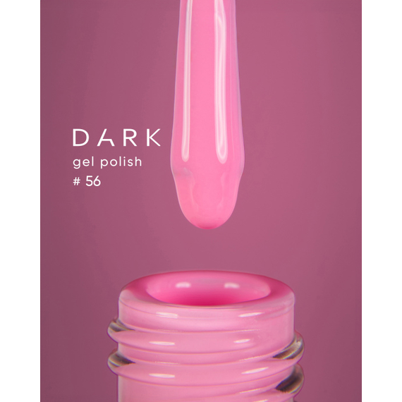 Гель-лак DARK №056, насыщенный светло-розовый, 6 мл
