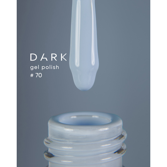 Гель-лак DARK №070, светло-бирюзовый, 6 мл
