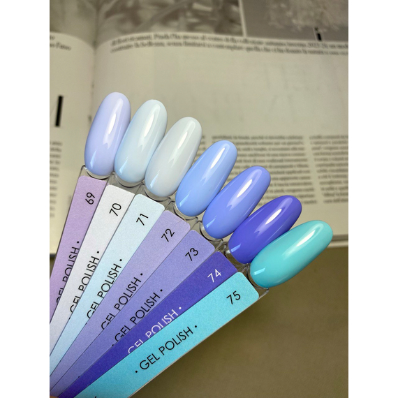 Гель-лак DARK №072, небесно-голубой, 6 мл, изображение 2