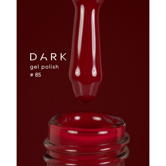 Гель-лак DARK №085, насыщенный красный, 6 мл