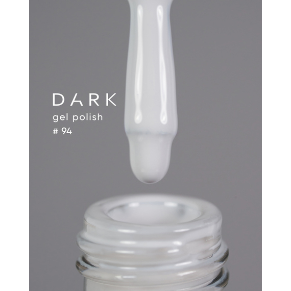 Гель-лак DARK №094, бело-серый, 6 мл