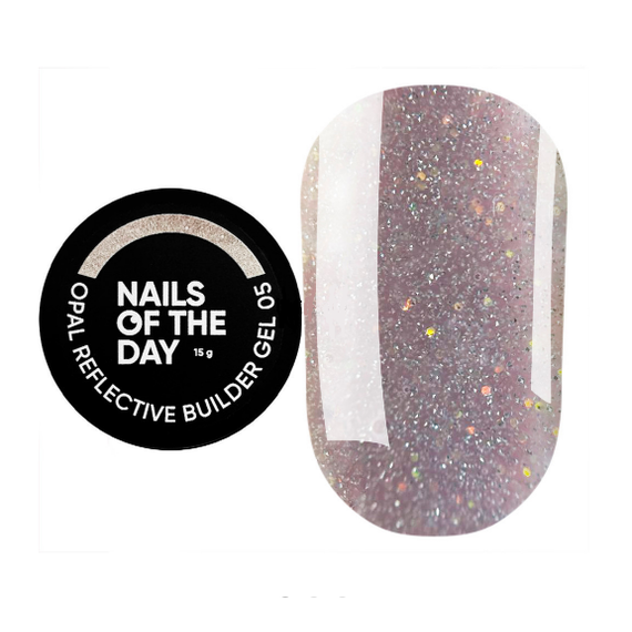 NAILSOFTHEDAY OPAL Reflective builder gel #05, beige, 15 ml