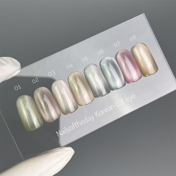 Гель-лак для нігтів NAILSOFTHEDAY Korean cat eye №03, котяче око, 10 мл, зображення 2