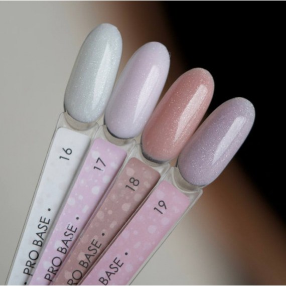 База для ногтей DARK PRO base №18, черная тара, чудесная с шиммером, 15 мл, Обьем: 10 мл, изображение 2