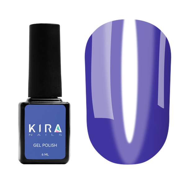 Гель-лак Kira Nails Vitrage №V10 темно-фіолетовий вітражний, 6 мл