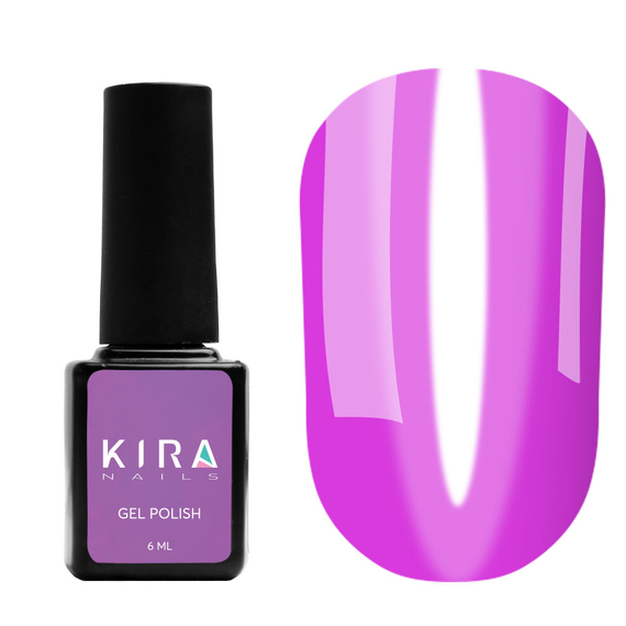 Гель-лак Kira Nails Vitrage №V11 фиолетово-розовый витражный, 6 мл