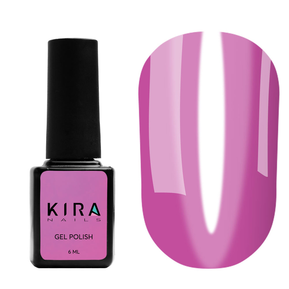 Гель-лак Kira Nails Vitrage №V13 рожевий вітражний, 6 мл
