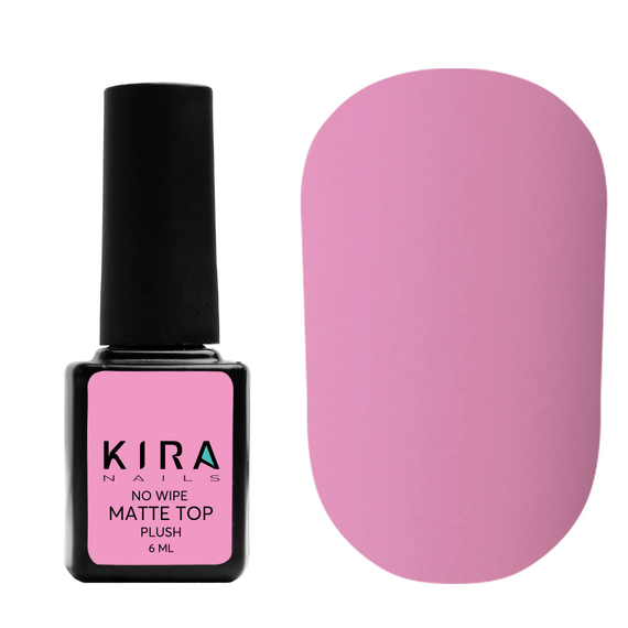 Топ для гель-лаку Kira Nails No Wipe Matte Top Coat матовий, 6 мл