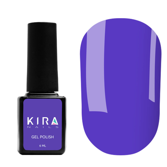 Гель-лак Kira Nails №156 ярко-синий эмаль, 6 мл, изображение 2