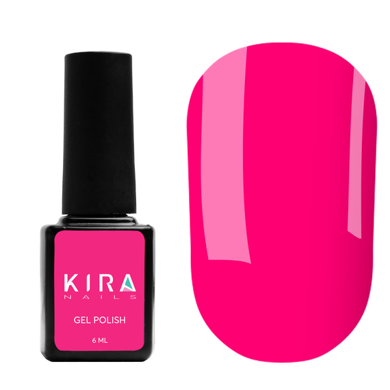 Гель-лак Kira Nails №165 фуксия эмаль, 6 мл, изображение 2