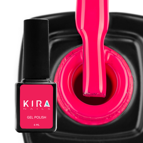 Гель-лак Kira Nails №175, полуничний сорбет, емаль, 6 мл