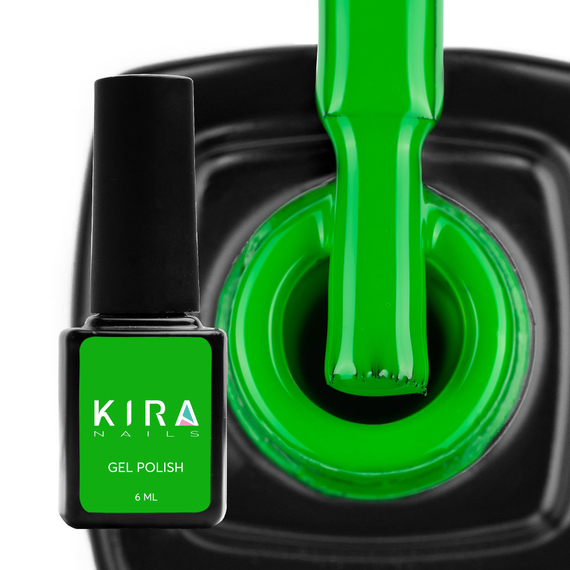 Gel polish Kira Nails No. 181 grass green, 6 ml