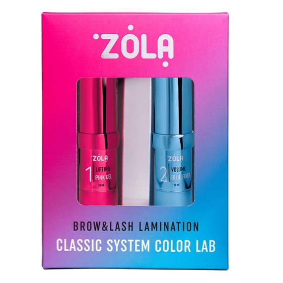 Набор для ламинирования бровей и ресниц ZOLA Color Lab brow