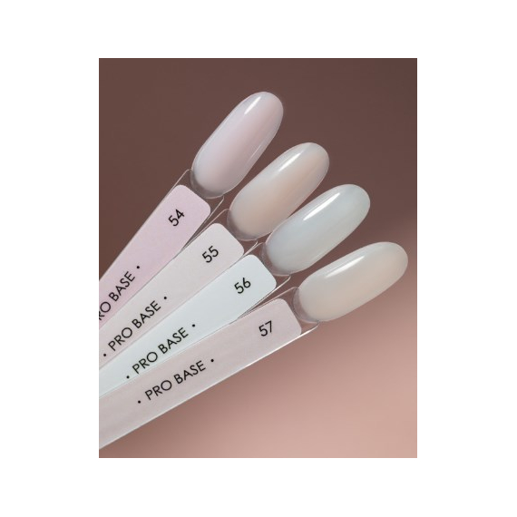 База для нігтів DARK PRO base №57, напівпрозорий айворі, 30 мл, зображення 2