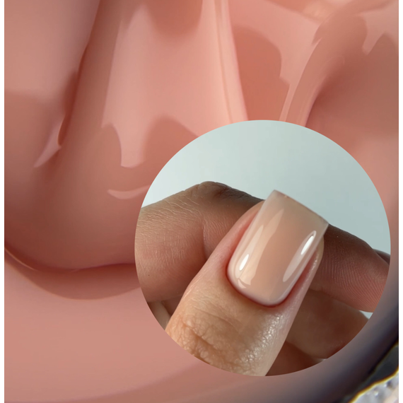 Гель GaMa Simple gel №06, пудровый, 15 мл, изображение 3