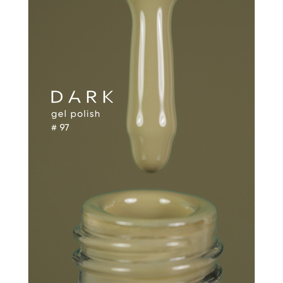 Гель-лак DARK №097, хаки, 6 мл
