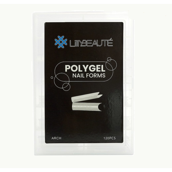 Верхние формы для наращивания Lilly, арочные, 120 шт.