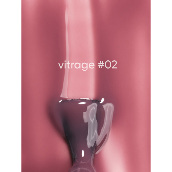 Гель-лак витражный DARK Vitrage №002, пурпурный, 6 мл