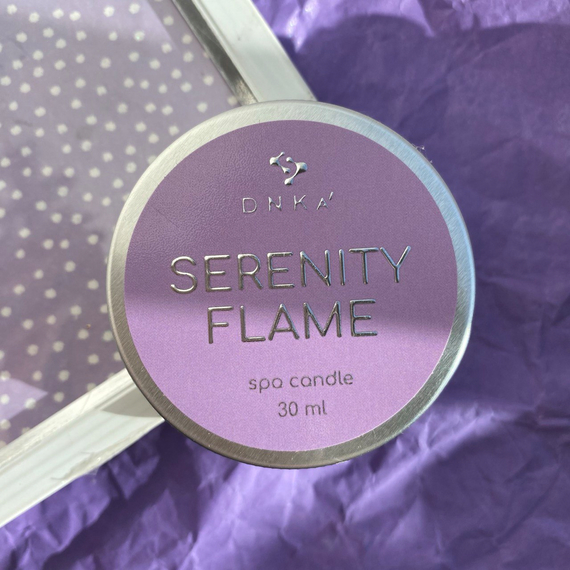 Perfumed massage candle DNKA spa candle Sereniti Flame, 30 g