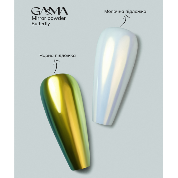 Втирка GaMa Mirror Powder Rainbow, радуга, 0,3г