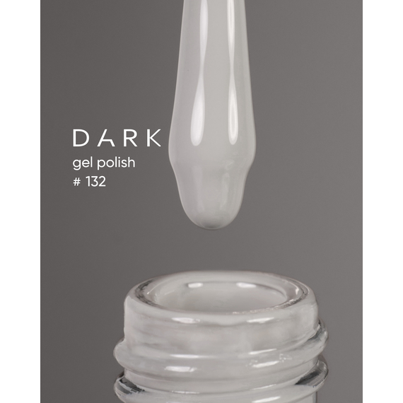Гель-лак DARK №132, серый, 10 мл
