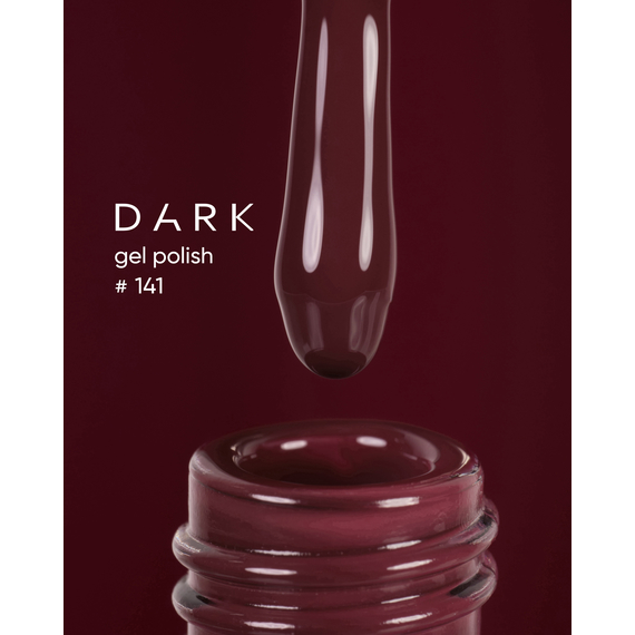 Гель-лак DARK №141, бордо, 10 мл