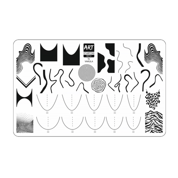 Пластина для стемпинга Art Stamping 012