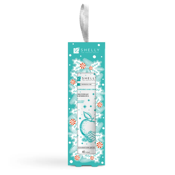 Nourishing hand cream SHELLY Apple Cinnamon, with shea butter and vitamin E, 40 ml