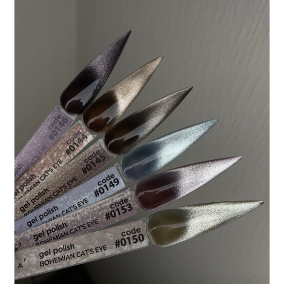 Гель-лак для ногтей DNKA Bohemian Cat Eye №0149, кошачий глаз, 12 мл, изображение 2