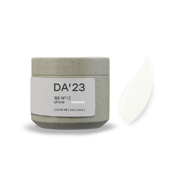 База для ногтей DA_23 Cover base BB SHINE №12, 15 мл