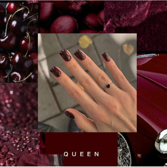 Гель-лак для ногтей GaMa Hlintveyn №177 вино, 10 мл, Цвет: Винный